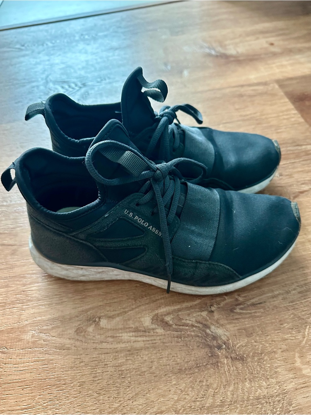 U.S. Polo Assn. Black Athletic Sneakers